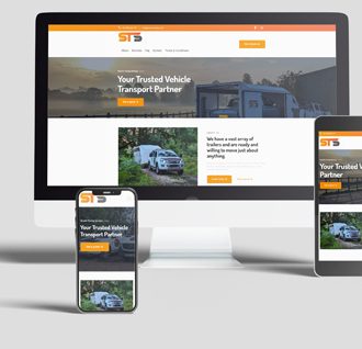 STS website shown on a laptop and phone